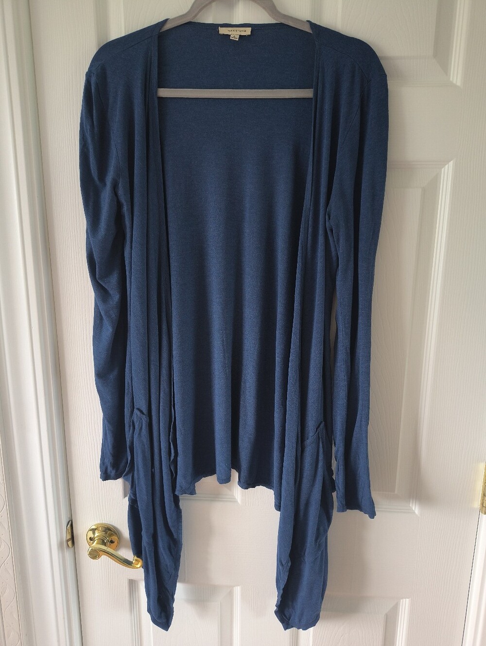 Women's Blue Max Studio Draped Cardigan Sweater || Small